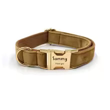 Collier Assorti FurEverTag — Velours Gravé