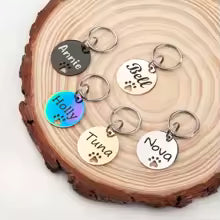 Médaille FurEverTag — Ronde Élégante